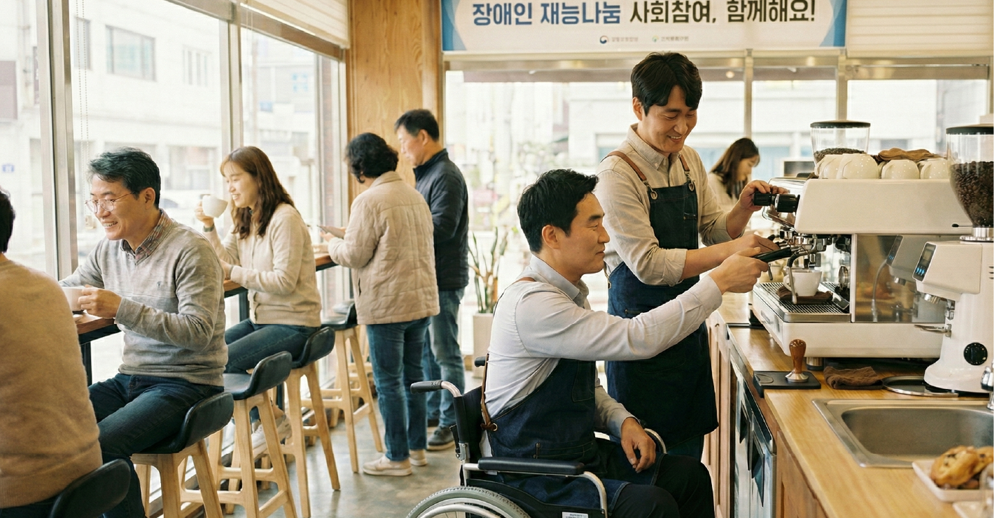 장애인 당사자 사회참여활동 사진